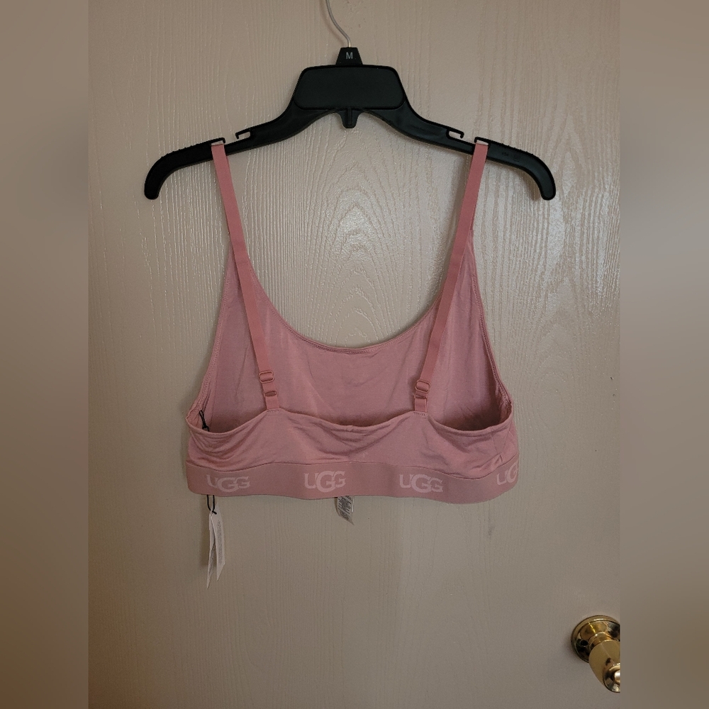 Ugg Salmon Pink Buttery Soft Bralette Cozy Loungewear Womens Size 2X NWT - Picture 2 of 4